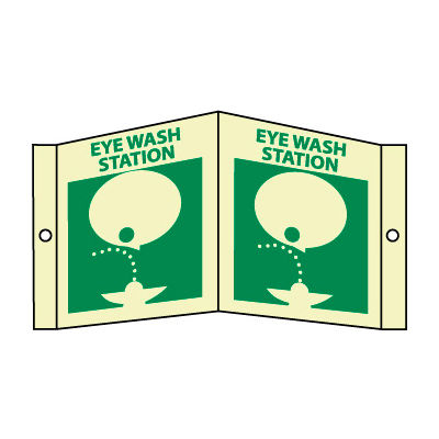 3D Glow Sign Acrylic - Eye Wash Station