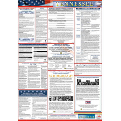 Labor Law Poster - Tennessee - Spanish
