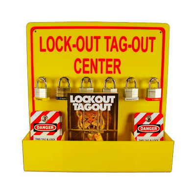 Centre d’interverrouillage lockout W / Tags & manuel