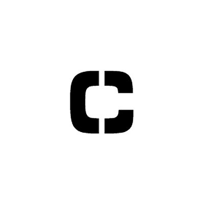 Individual Character Stencil 12" - Letter C