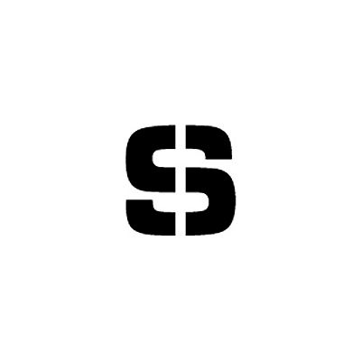Individual Character Stencil 12" - Letter S