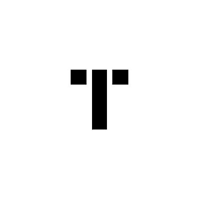 Individual Character Stencil 24" - Letter T