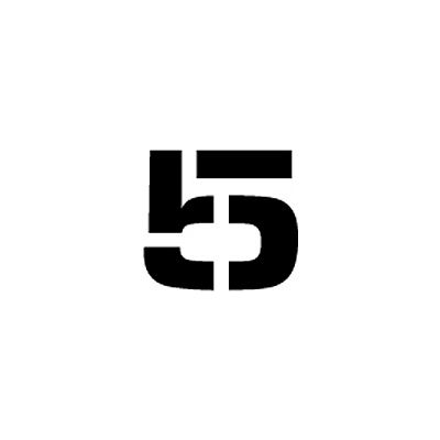 Individual Character Stencil 36" - Number 5