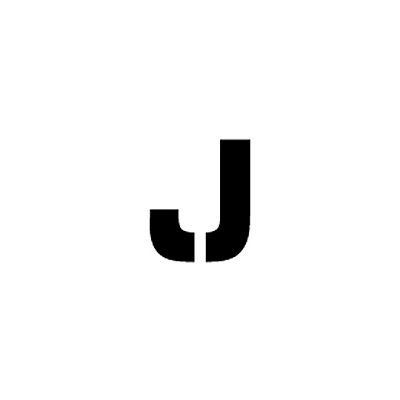 Individual Character Stencil 36" - Letter J