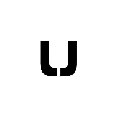 Individual Character Stencil 4" - Letter U