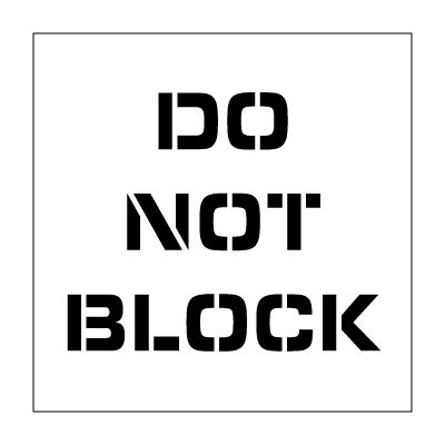 Plant Marking Stencil 20x20 - Do Not Block