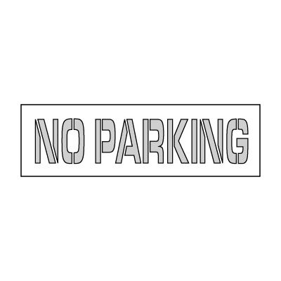 Pochoir pour stationnement 24x4 - Pas de Parking