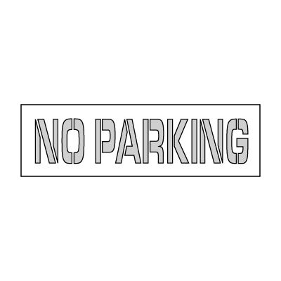 Parking Lot Stencil 67x8 - No Parking