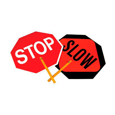 Signe de paddle - Stop/lent