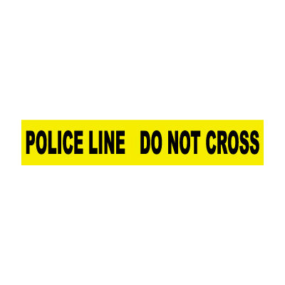 Printed Barricade Tape - Police Line Do Not Cross