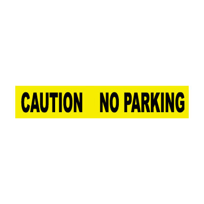 Printed Barricade Tape - Caution No Parking