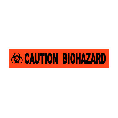 Printed Barricade Tape - Caution Biohazard