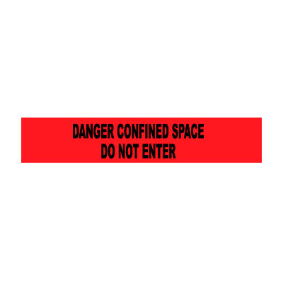 Printed Barricade Tape - Danger Confined Space Do Not Enter