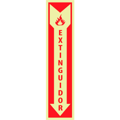 Glow Sign Vinyl - Fire Extiguidor