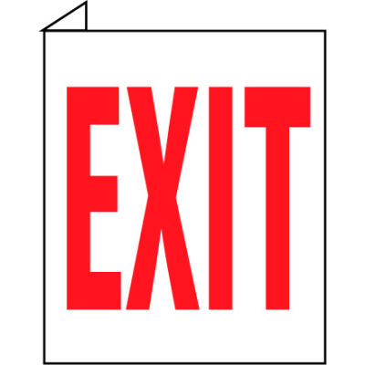 Facility Flange Sign - Exit