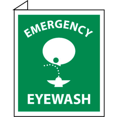 Installation bride signe - « Emergency Eye Wash »