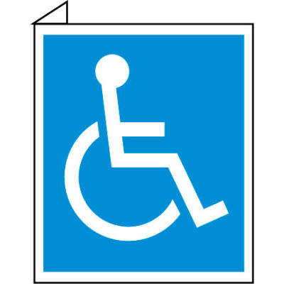Installation bride signe - Symbole handicapé