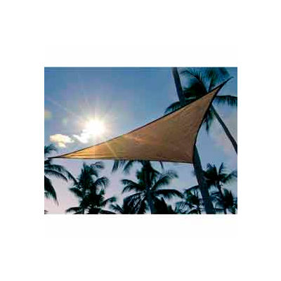 ShelterLogic ShadeLogic® Sun Shade Sail Triangle 12 pi x 12 pi Poids lourd, sable