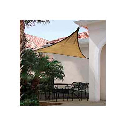 ShelterLogic ShadeLogic® Sun Shade Sail Triangle 16 pi x 16 pi Poids lourd, sable