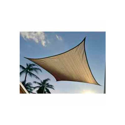 ShelterLogic ShadeLogic® Sun Shade Sail, carré 16 pi x 16 pi Poids lourd, sable