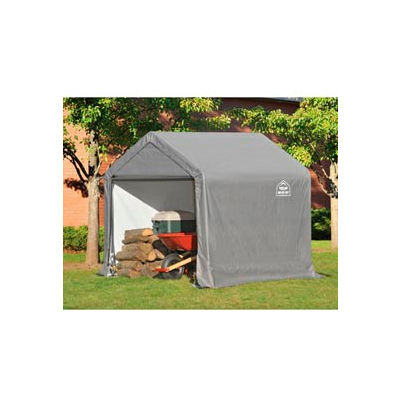 ShelterLogic, Shed-in-a-box, Canopy Storage Shed 6'L x 6'W x 6'H, Gray