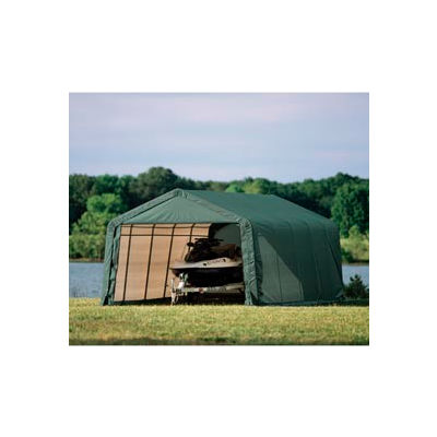 12x24x8 Peak Style Shelter - Green