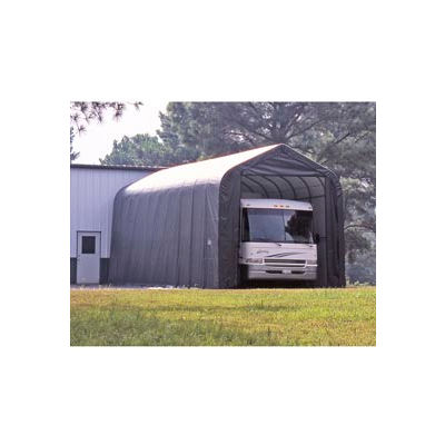 14x44x16 Peak Style Shelter - Gray