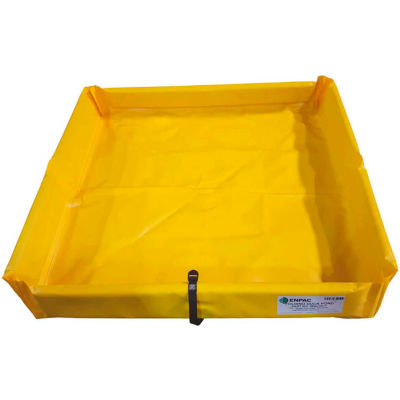 ENPAC® pliant Duck Pond mini-berme confinement, 2' x 4' x 6 ", 5624-YE-F