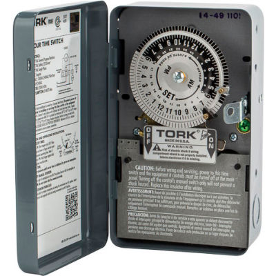 Tork 24 Hour Time Switch 1101 120v 60hz for sale online 