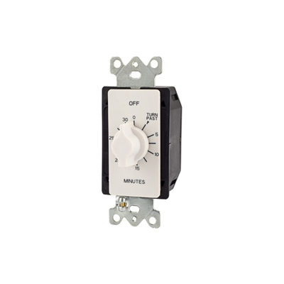 NSI TORK® A530MW 30 Minute Spring Wound Twist Timer, 125-277V, SPDT, White