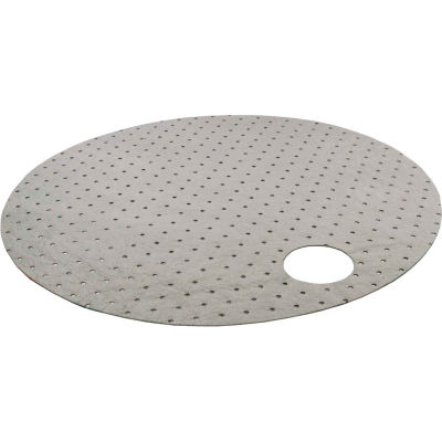Oil-Dri® Universal Bonded Drum Top Pads - 22" Dia. - 3.2 Gallon Capacity - 10 Pads per Bale