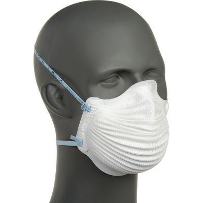 Moldex 4200 Série AirWave® Masque respirateur de particules N95, Moyen/Large, 10/Box, 4200N95