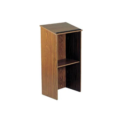Full Floor Lectern / Podium - Medium Oak