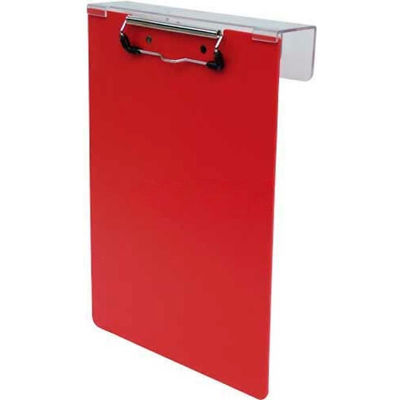 Omnimed® Poly soulève presse-papiers, 9" W x 12-7/8" H, rouge