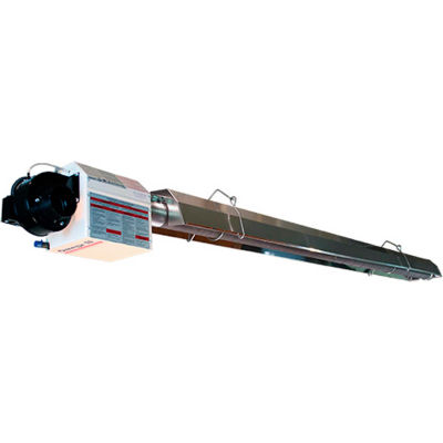 Omega II® Chauffage à tube droit infrarouge au gaz propane, longueur du tube de 50 ', 125000 BTU