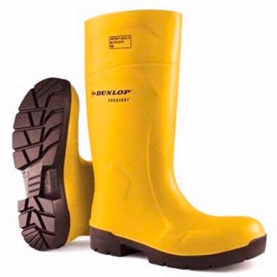 Dunlop® aliments Purofort® Pro jaune Steel Toe Boot, polyuréthane, taille 11