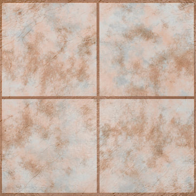 Achim Portfolio Carrelage de sol en vinyle auto-adhésif 12 « x 12 », carré d’argile rustique, 9 Pack