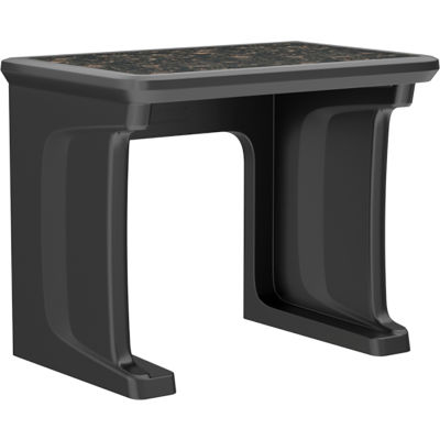 Cortech USA Endurance Laminate Top Floor Mounted Desk, 36 « x 24 », Noir