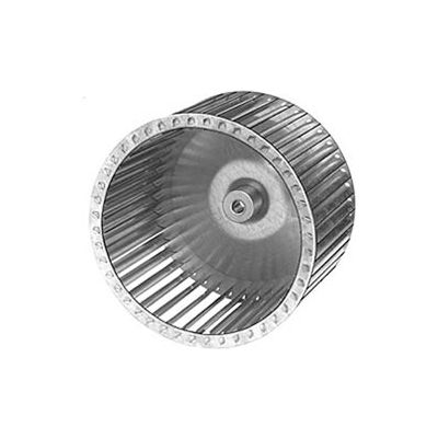 9 31/32" Galvanized Steel Blower Wheel - 1/2" Bore CCW
