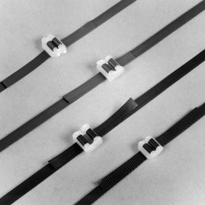Boucles en plastique de cerclage Pac Bucklelok™en polypropylène, largeur de bracelet 1/2 », paquet de 1000