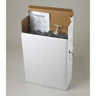 Pac Cerclage Self Dispensing Kit w / Tendeur &Boucles, 9000'L x 1/2 « Bobine de largeur de sangle, Noir