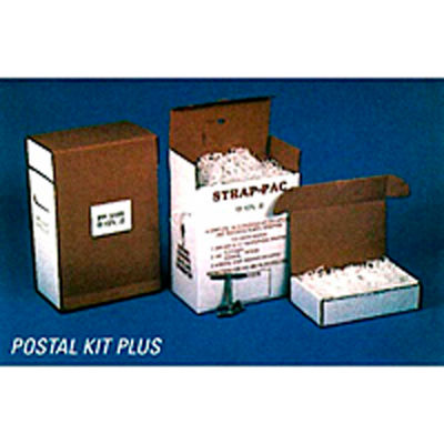 Pac Strapping Polypropylène Kit w / Tendeur &Boucles, 3000'L x 1/2 « Bobine de largeur de sangle, Blanc