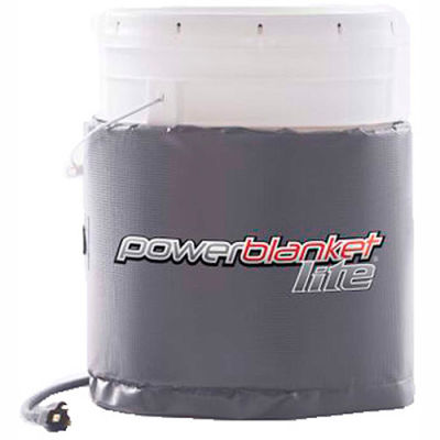 Powerblanket® Lite Insulated Pail Heating Blanket For 5 Gal Pail, 145°F Fixed Temp, 120V