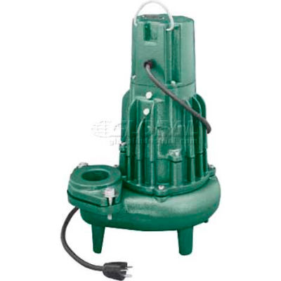 Zoeller Waste-Mate E284 Pompe d’égout submersible non automatique 284-0004, décharge 2 », 1 HP