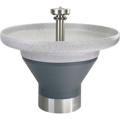 Bradley Corp® TDB3108 Terreon 8 Person 54" Semi-Circular Washfountain, Central Rising Vent