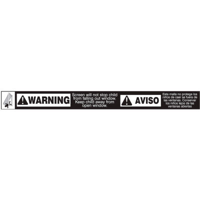 Prime-Line P 8081 - Étiquettes d’avertissement écran - Paquet de 100
