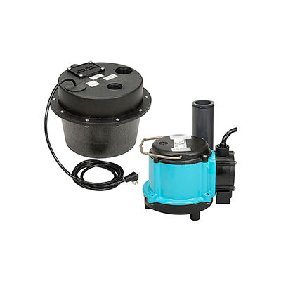 Little Giant 506065 WRSC-6 Water Removal System - Compact Drainosaur - 1/3HP - 45GPM