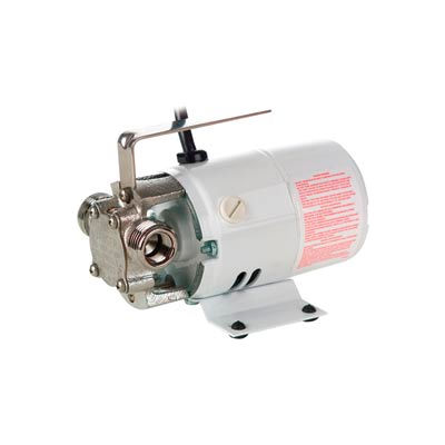 Little Giant 555602 Non-Submersible Utility Pump- 12V DC w/Nickel Plated Brass Head