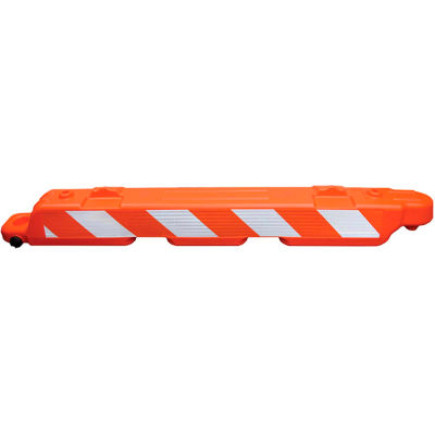 Plasticade Lo-Pro Airport Barricade en plastique orange, enclenchement, 8' de long, Feuille HIP