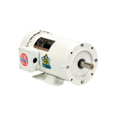 US Motors Washdown, 3 Phase, 1/2 HP, 3-Phase, 3450 RPM Motor, WD12S1AC